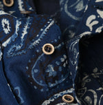 45R Indigo Bandana Mix à la Mode Patchwork Tallulah Blouse