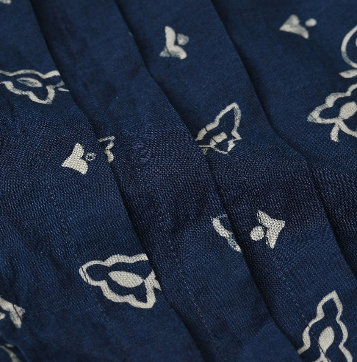45R Indigo Bandana Mix à la Mode Patchwork Tallulah Blouse