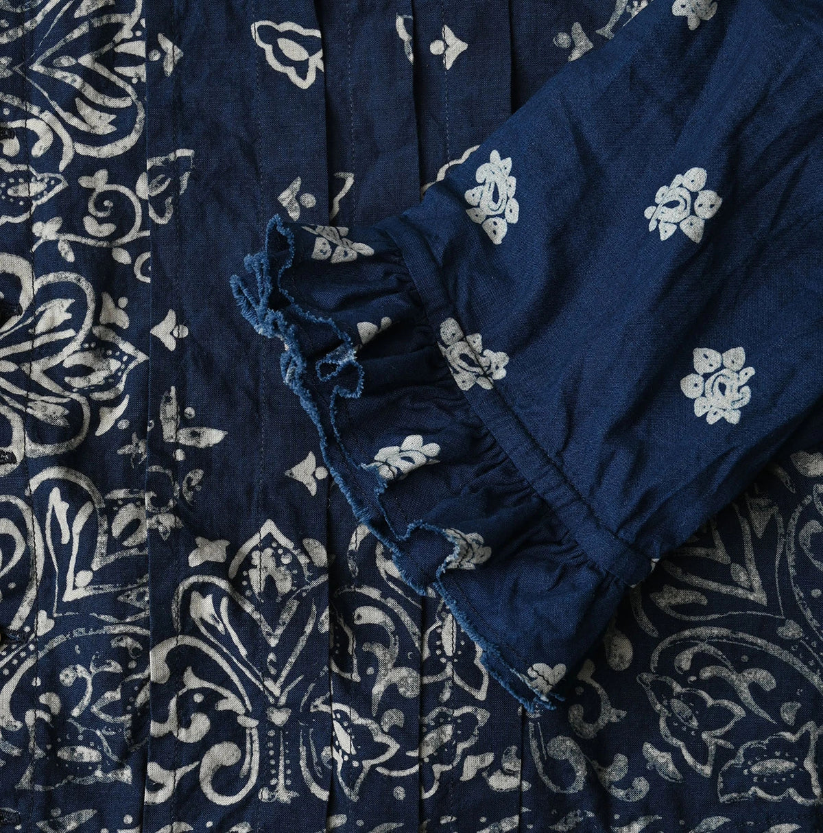 45R Indigo Bandana Mix à la Mode Patchwork Tallulah Blouse