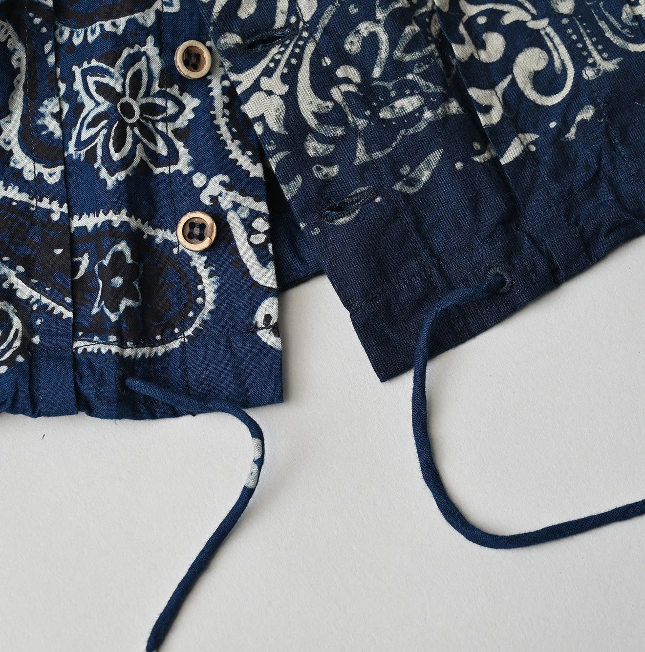 45R Indigo Bandana Mix à la Mode Patchwork Tallulah Blouse - Image 19