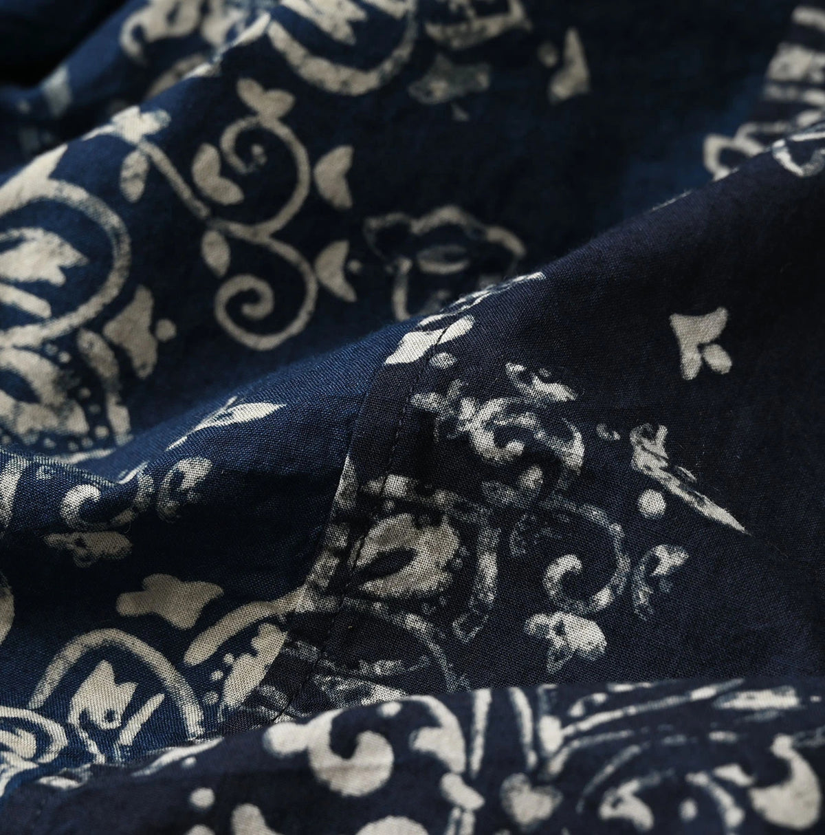 45R Indigo Bandana Mix à la Mode Patchwork Tallulah Blouse