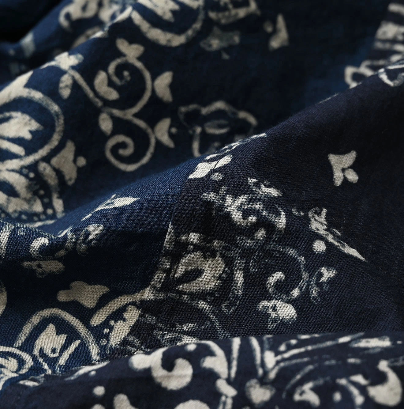 45R Indigo Bandana Mix à la Mode Patchwork Tallulah Blouse