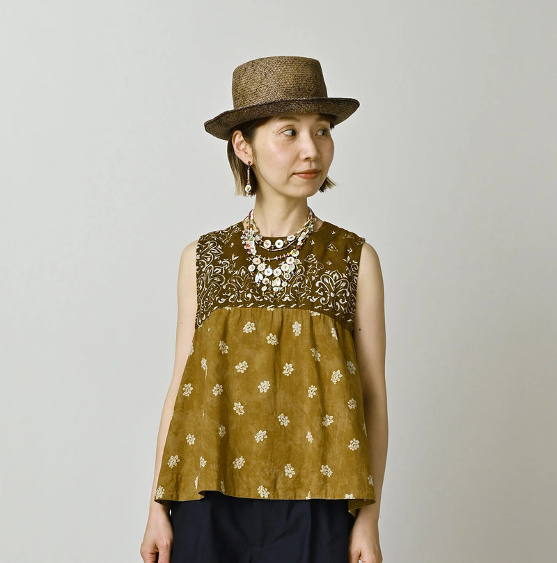 45R Bandana Mix à la Mode Sleeveless Top - Image 3
