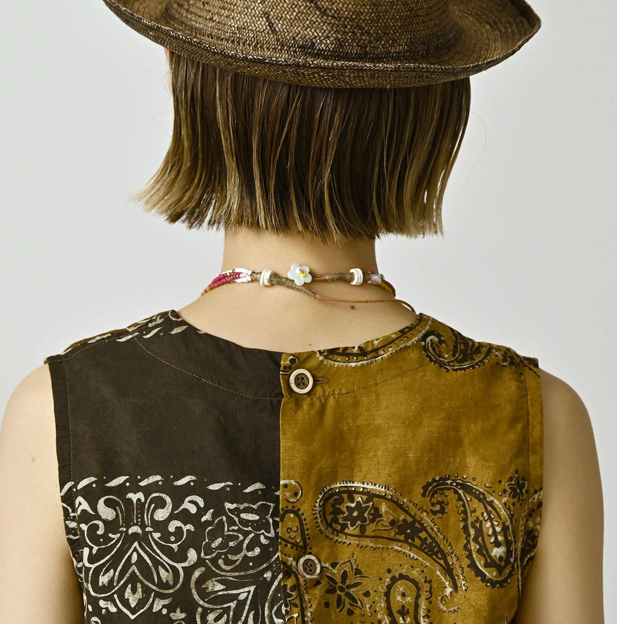 45R Bandana Mix à la Mode Sleeveless Top