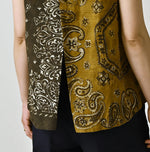 45R Bandana Mix à la Mode Sleeveless Top