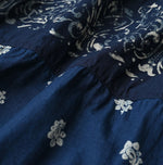 45R Indigo Bandana Mix à la Mode Sleeveless Top