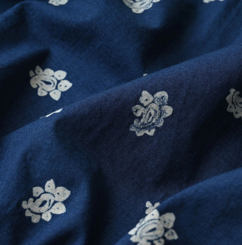 45R Indigo Bandana Mix à la Mode Sleeveless Top - Image 16