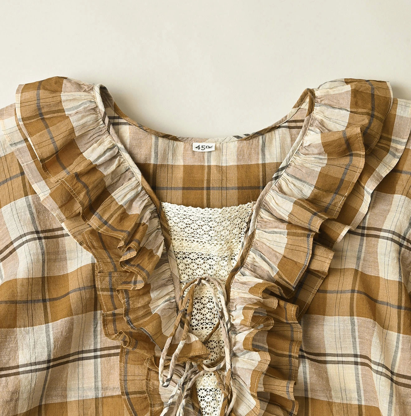 45R Feather Khadi Silk Frill de T-shirt - Image 13