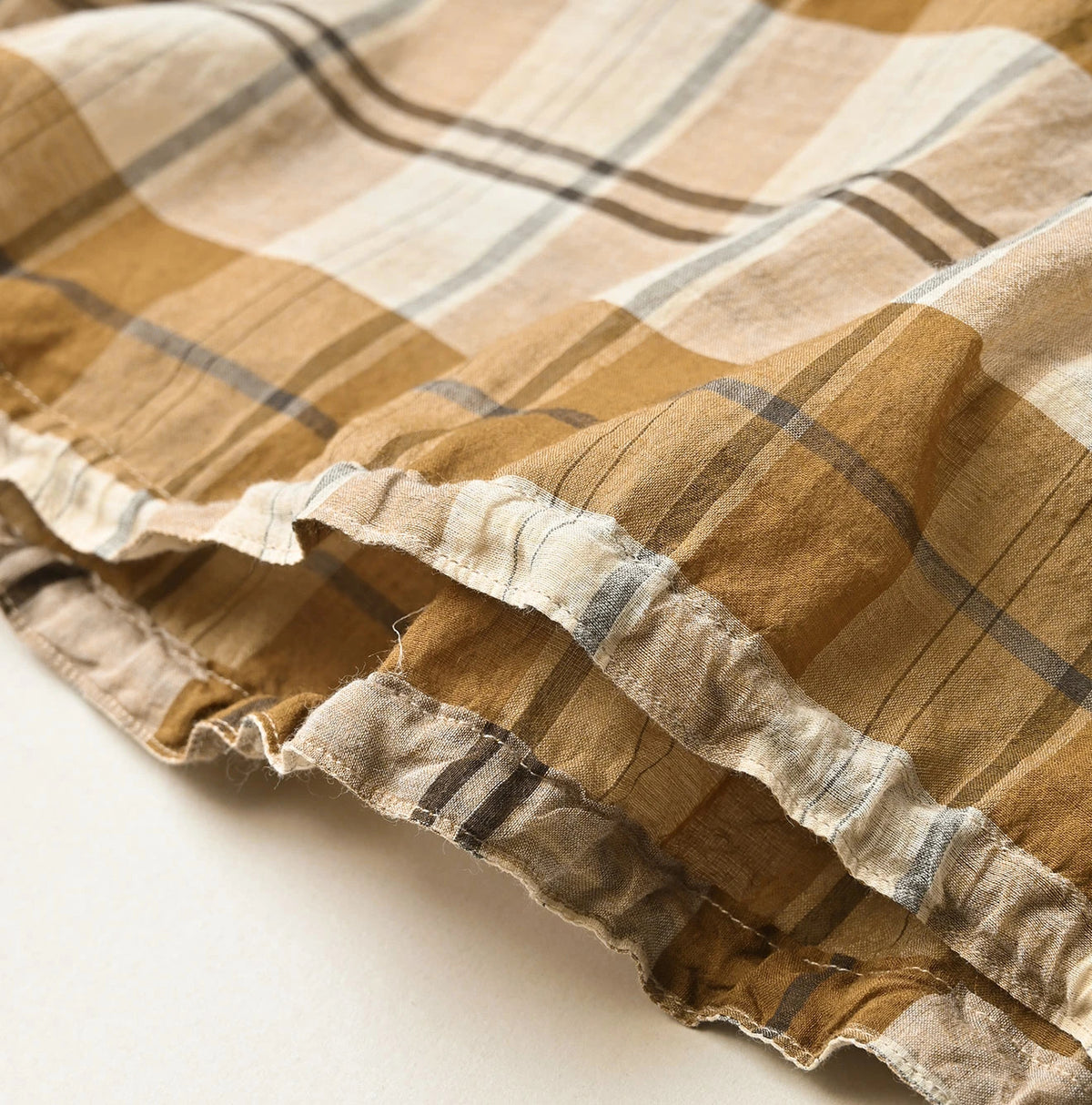 45R Feather Khadi Silk Frill de T-shirt