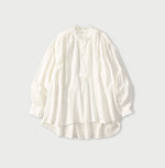 45R Khadi Lace Tuck Smock Blouse