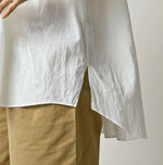 45R Khadi Lace Tuck Smock Blouse