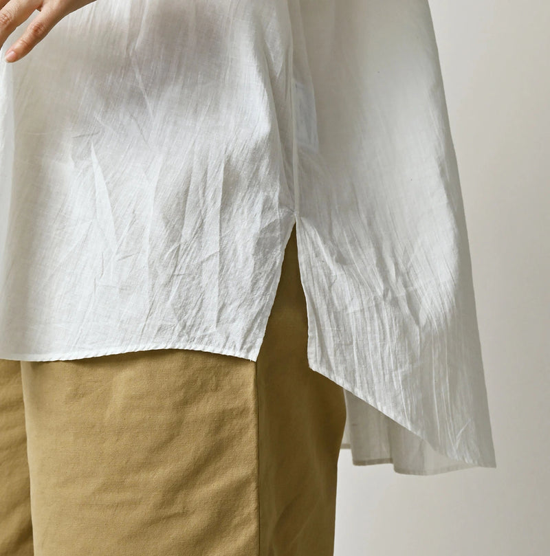 45R Khadi Lace Tuck Smock Blouse - Image 9