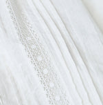 45R Khadi Lace Tuck Smock Blouse