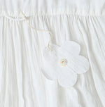 45R Khadi Lace Tuck Smock Blouse