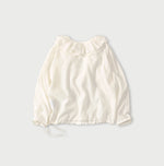 45R Feather Khadi Silk Frill de T-shirt