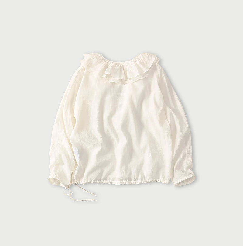 45R Feather Khadi Silk Frill de T-shirt - Image 11