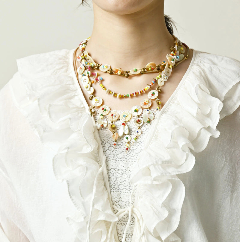 45R Feather Khadi Silk Frill de T-shirt - Image 7