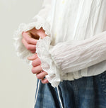 45R Feather Khadi Silk Talula Blouse