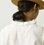 45R Feather Khadi Silk Talula Blouse