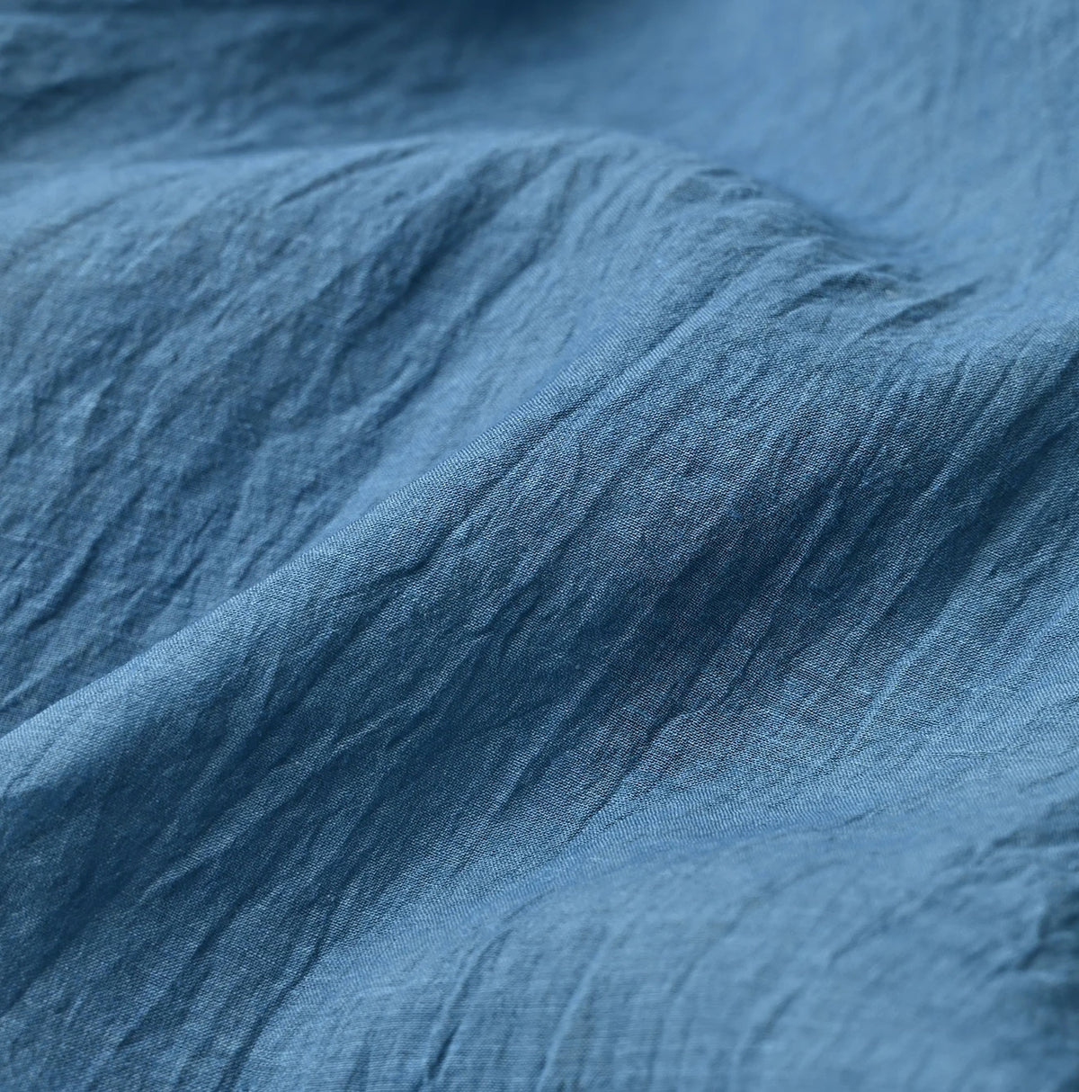 45R Ai Indigo Feather Khadi Silk Talula Blouse