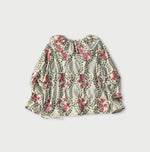45R Saffron Block Print Frill de T-shirt
