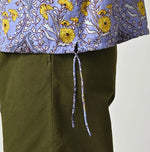 45R Saffron Block Print Frill de T-shirt