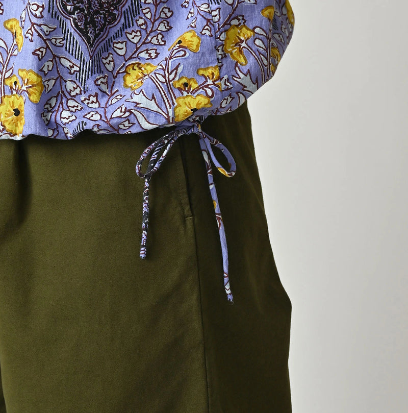 45R Saffron Block Print Frill de T-shirt - Image 14