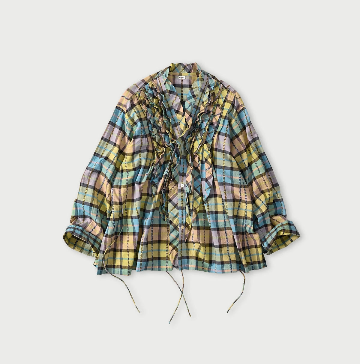 45R Khadi Dobby Frill Cachecoeur