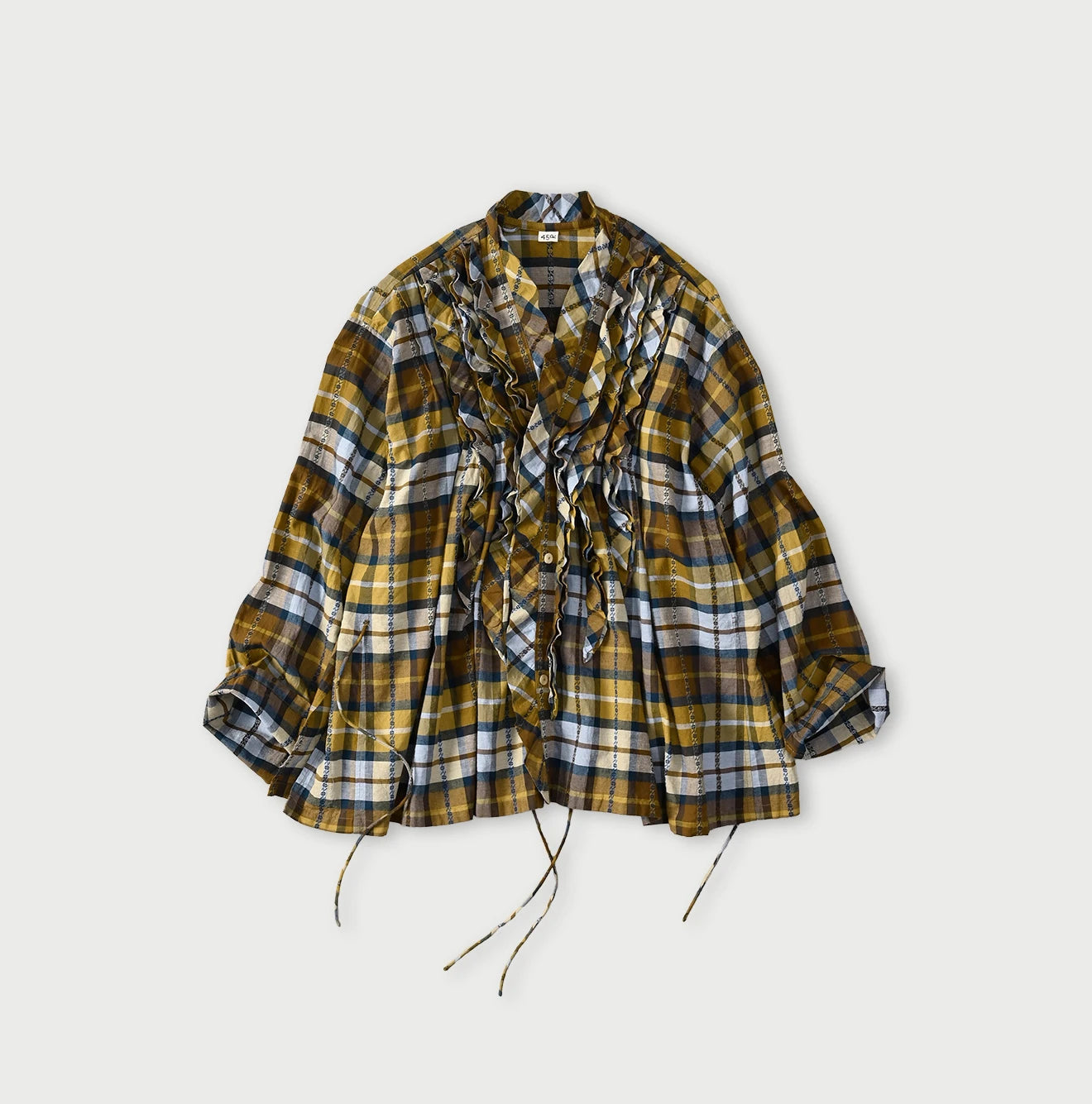 45R Khadi Dobby Frill Cachecoeur - Image 1