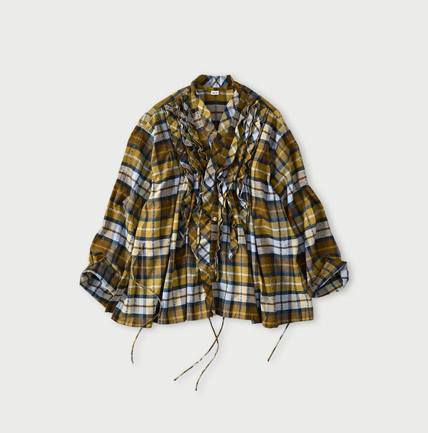 45R Khadi Dobby Frill Cachecoeur