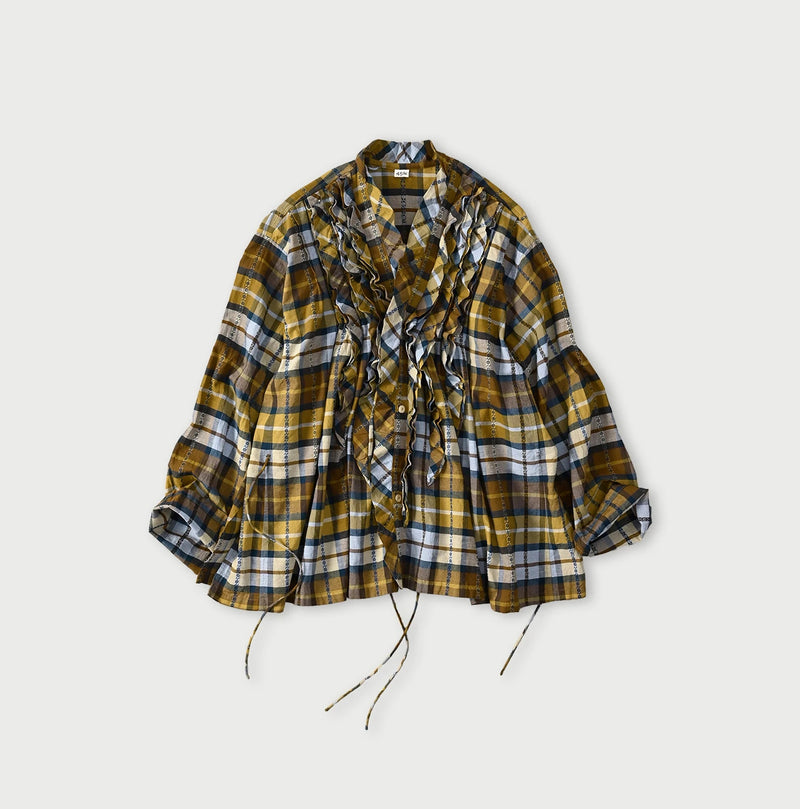 45R Khadi Dobby Frill Cachecoeur - Image 1