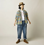 45R Khadi Dobby Frill Cachecoeur