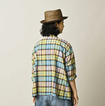 45R Khadi Dobby Frill Cachecoeur