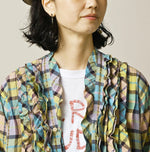 45R Khadi Dobby Frill Cachecoeur