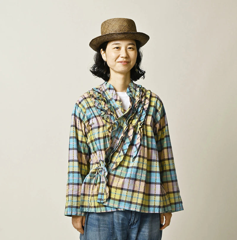 45R Khadi Dobby Frill Cachecoeur - Image 13