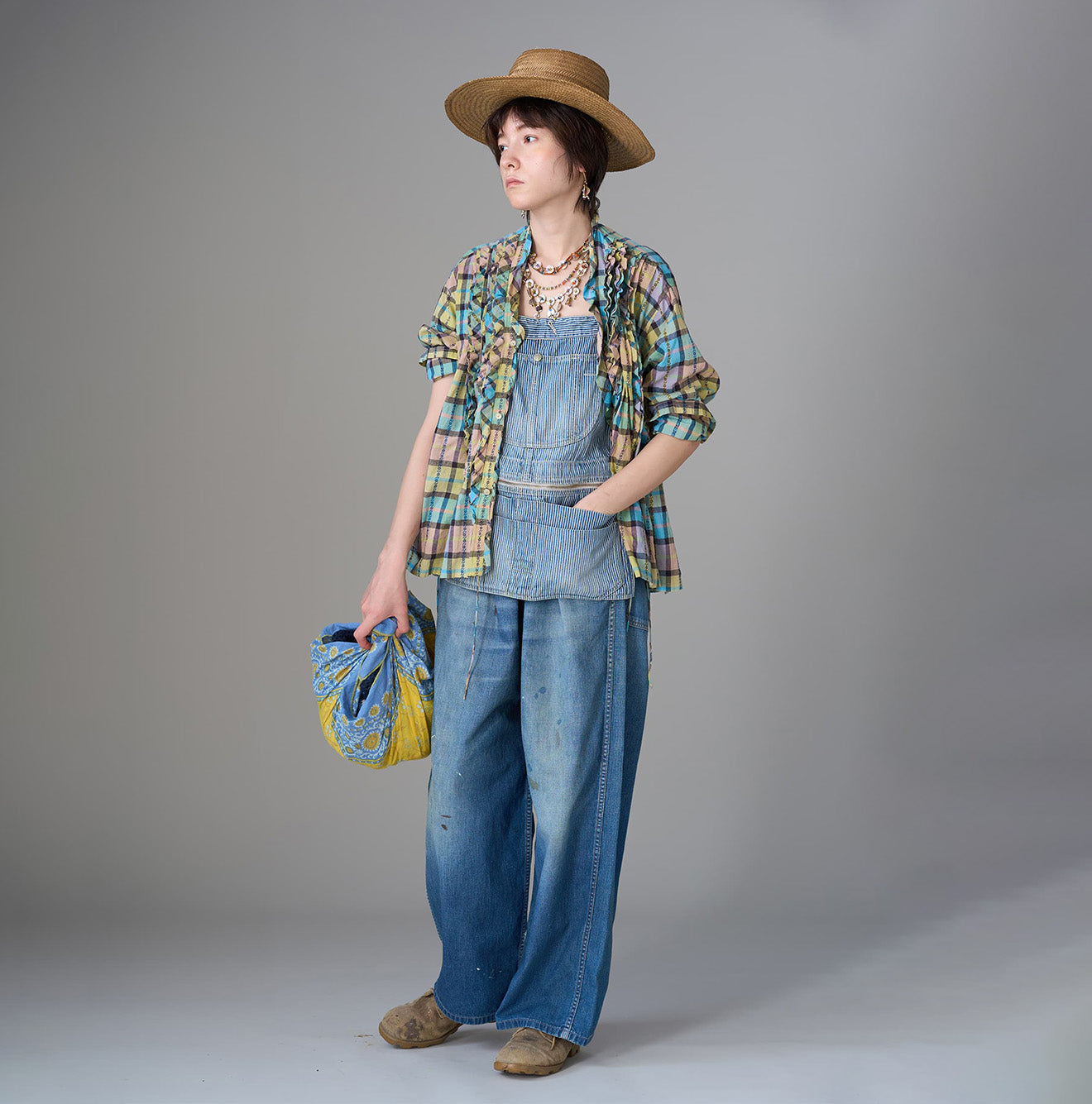Khadi Dobby Frill Cachecoeur - Image 3