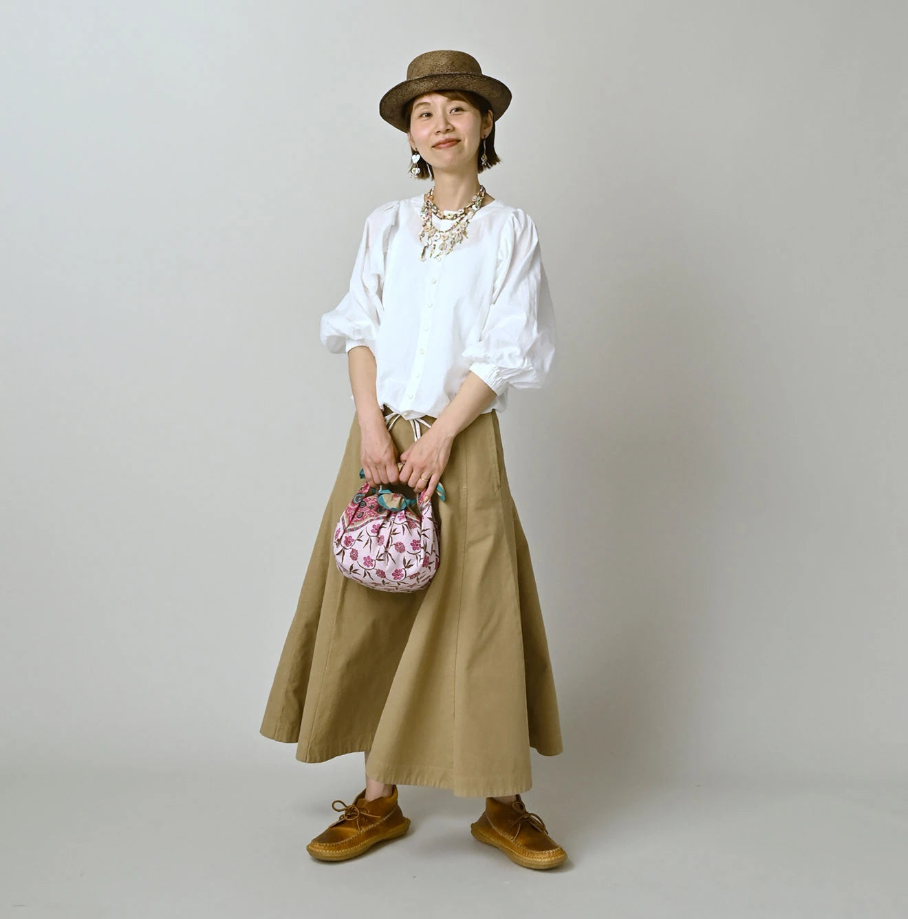 45R Khadi Puff Sleeve Blouse - Image 2