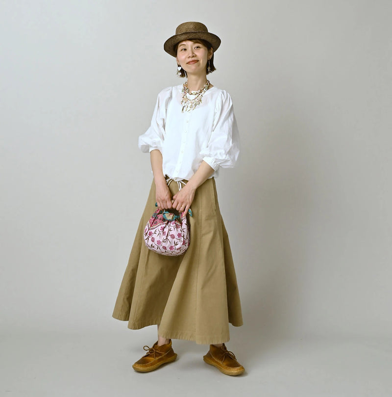 45R Khadi Puff Sleeve Blouse - Image 2