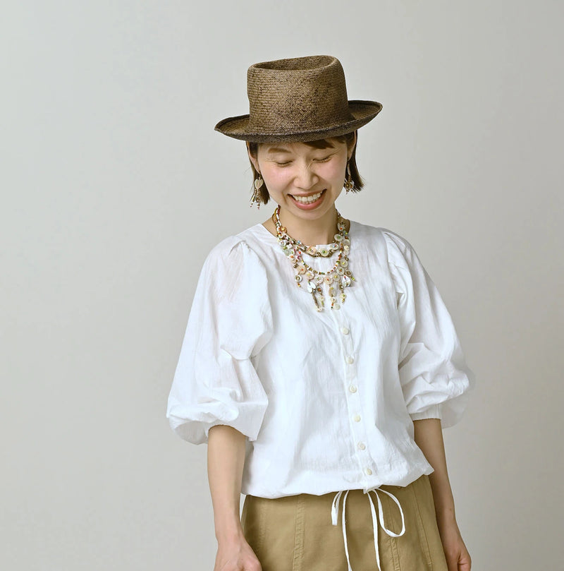 45R Khadi Puff Sleeve Blouse - Image 3