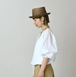45R Khadi Puff Sleeve Blouse