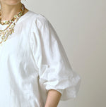 45R Khadi Puff Sleeve Blouse