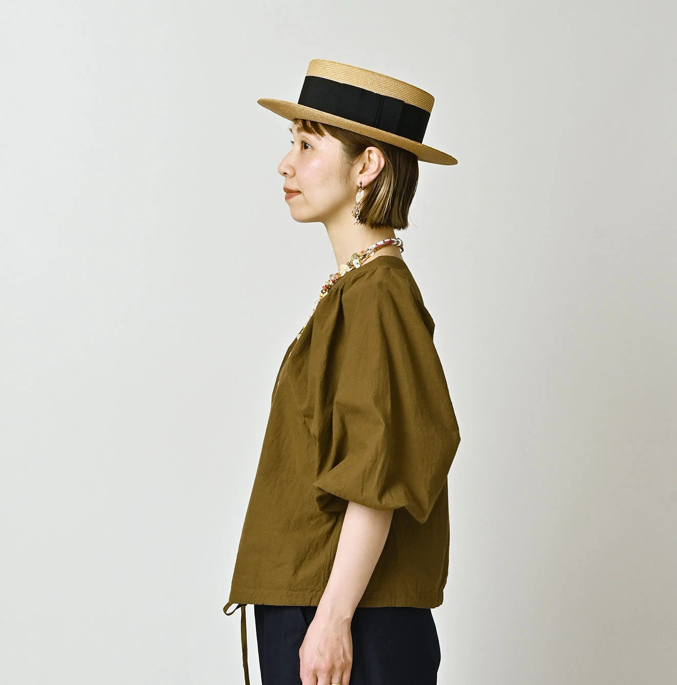 45R Nuts Khadi Puff Sleeve Blouse - Image 4