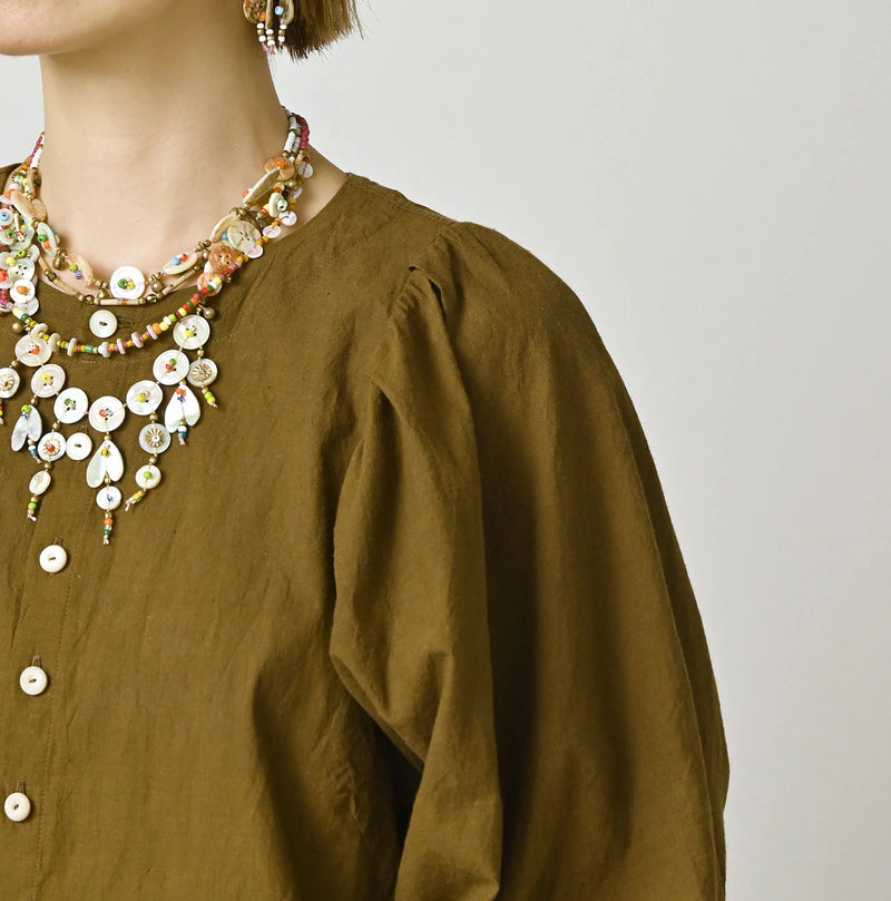 45R Nuts Khadi Puff Sleeve Blouse - Image 7