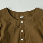 45R Nuts Khadi Puff Sleeve Blouse
