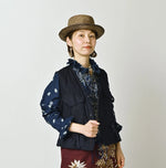 45R Indigo Light Back Sateen Poshu Vest