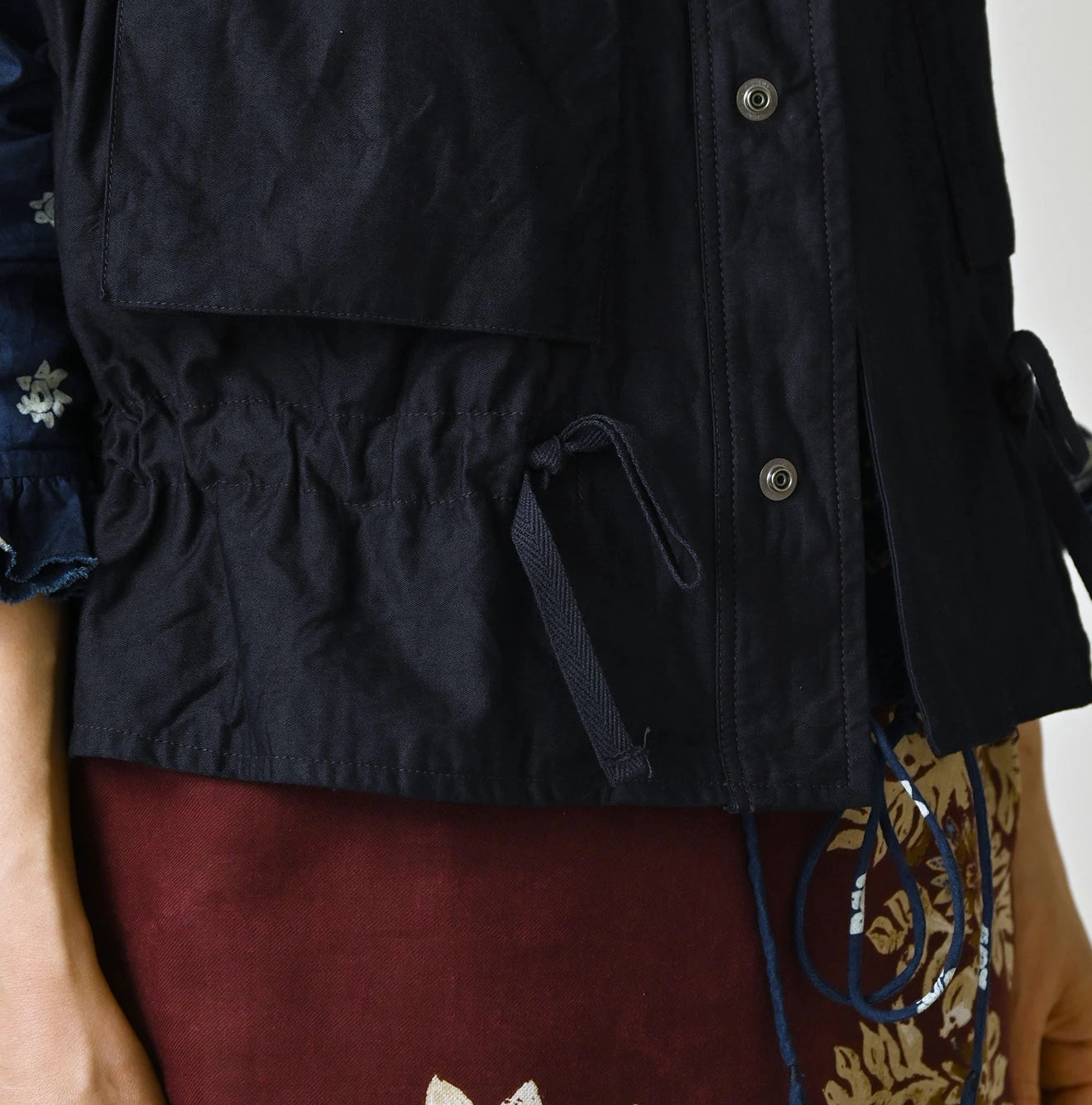 45R Indigo Light Back Sateen Poshu Vest - Image 7