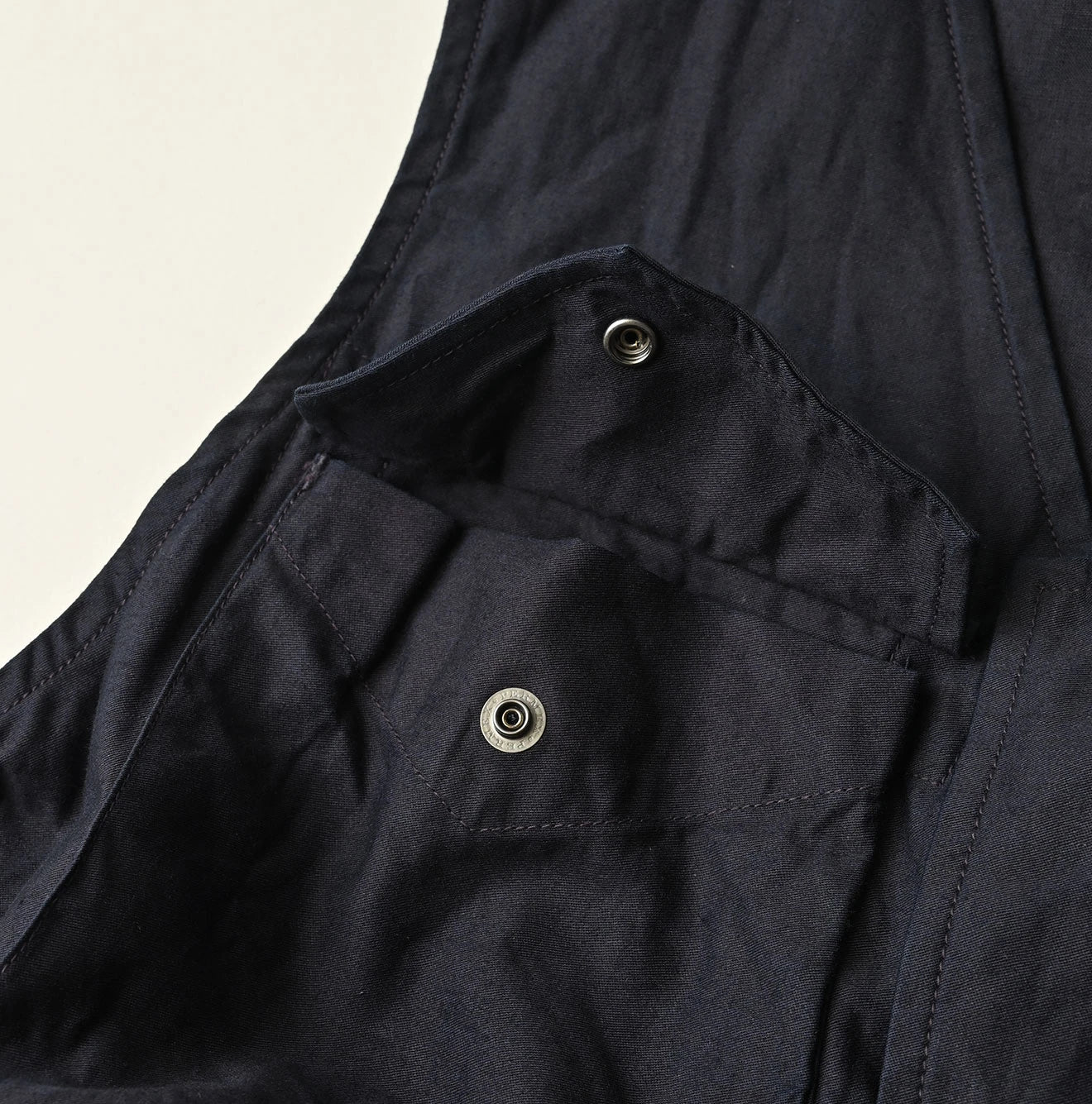 45R Indigo Light Back Sateen Poshu Vest - Image 14