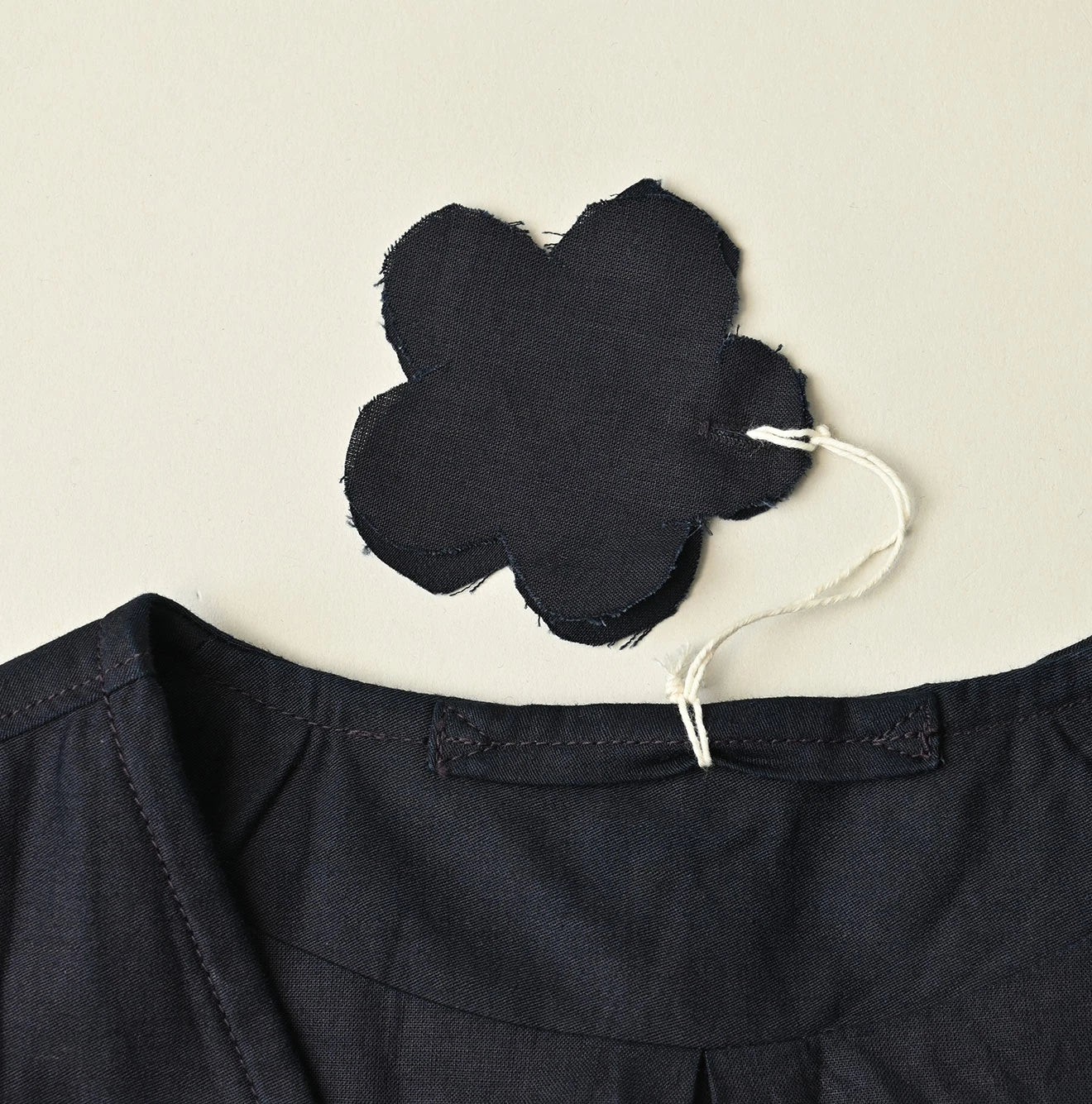 45R Indigo Light Back Sateen Poshu Vest
