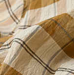 45R Feather Khadi Silk Check Talula Blouse
