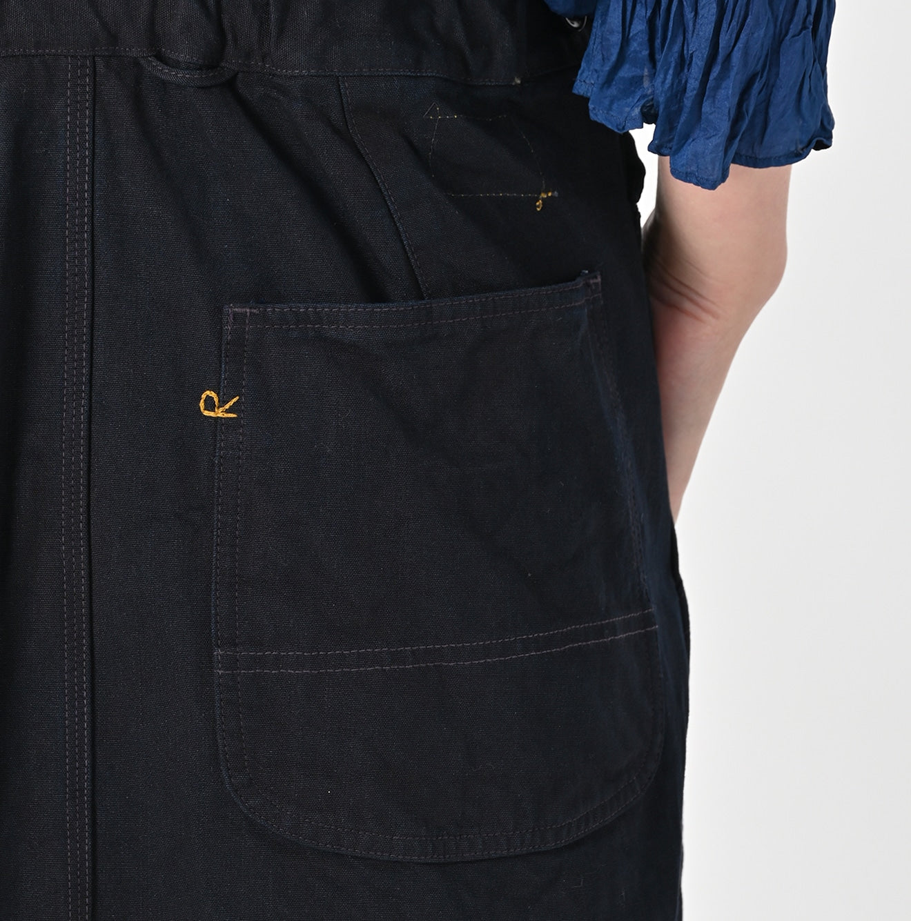 45R Indigo Duck Over Skirt - Image 7